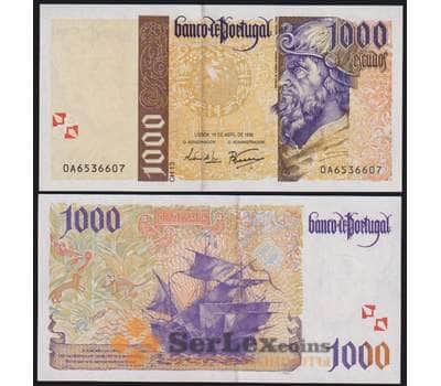 Португалия банкнота 1000 эскудо 1996 Р188 UNC арт. 48354