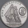 Острова Кука 1 доллар 2009 UC219 Proof Джеймс Кук корабль Индевор HMS Endeavour арт. 40221