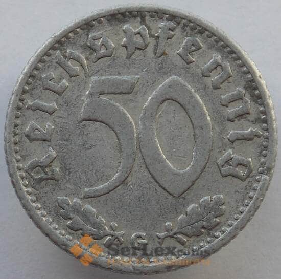 Германия 50 пфеннингов (рейхспфеннигов) 1935 G КМ87 VF (J05.19) арт. 14997