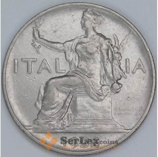 Италия 1 лира 1922 КМ62 VF  арт. 22718