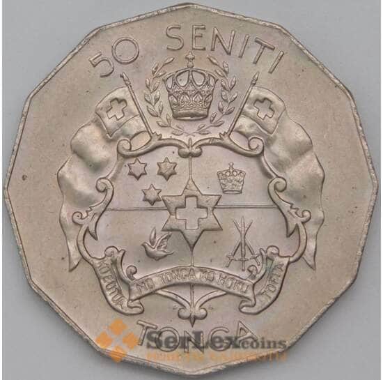 Тонга 50 сенити 1974 КМ41 UNC арт. 22776