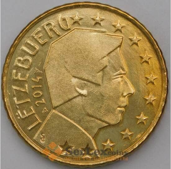 Люксембург 50 центов 2014 BU Из набора арт. 28557
