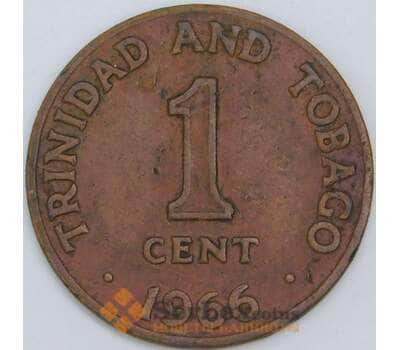 Тринидад и Тобаго 1 цент 1966 КМ1 VF арт. 57524