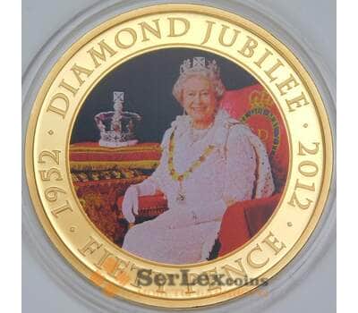 Джерси 50 пенсов 2011 UC213 Proof 60 лет коронации  арт. 56799
