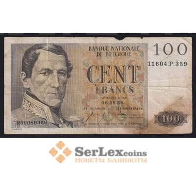 Бельгия 100 франков 1958 Р129 G арт. 53008