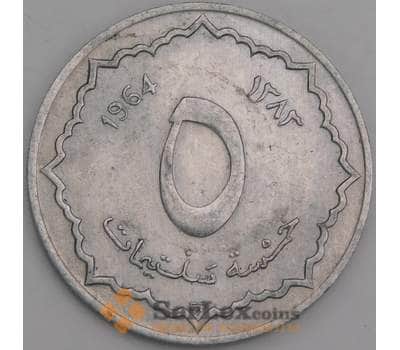 Алжир 5 сантимов 1964 КМ96 аUNC арт. 46445