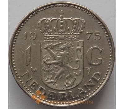 Монета Нидерланды 1 гульден 1975 КМ184а XF Королева Юлиана (J05.19) арт. 17064