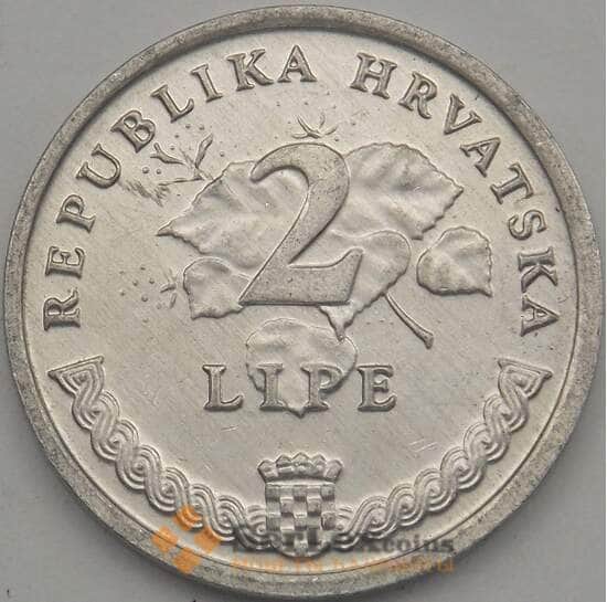 Хорватия 2 липа 1993 КМ4 UNC (J05.19) арт. 18702