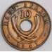 Британская Восточная Африка монета 10 центов 1941 КМ26 AU арт. 45841