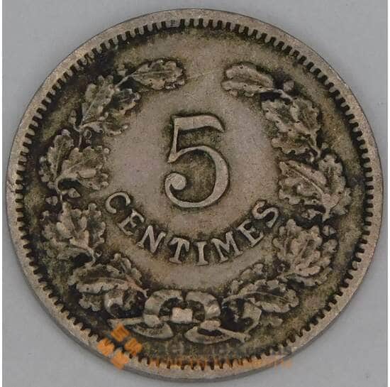 Люксембург 5 сантимов 1901 КМ24 VF арт. 53393