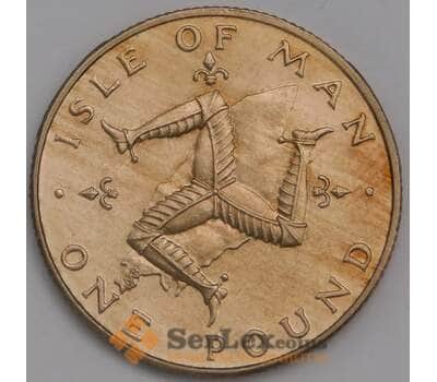 Монета Мэн Остров 1 фунт 1978 AB КМ44 BU арт. 39709