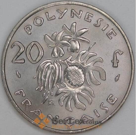 Французская Полинезия 20 франков 1979 КМ9 UNC арт. 54846