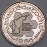 Нидерланды жетон 1986 Proof Конькобежец. марафон арт. 41590