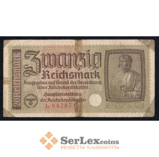 Германия 20 марок 1940 РR139 VF- арт. 37161