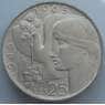 Чехословакия 25 крон 1965 КМ59 UNC Серебро Освобождение Чехословакии (J05.19) арт. 14979
