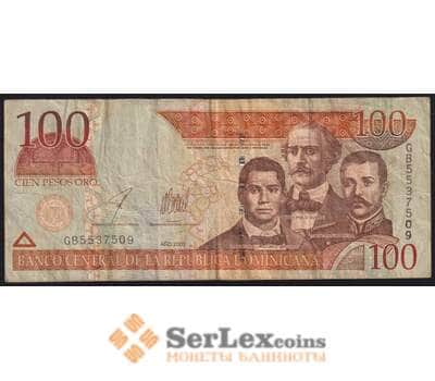 Доминиканская республика банкнота 100 песо 2003 Р177 F арт. 42675