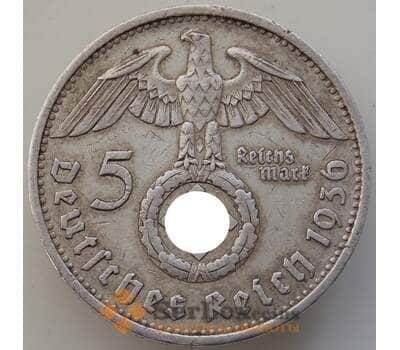 Монета Германия 5 рейхсмарок 1936 A КМ94 XF арт. 14402