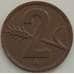 Монета Швейцария 2 раппен 1951 КМ47 XF арт. 13232