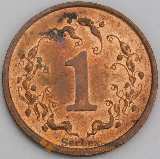 Зимбабве 1 цент 1988 КМ1 aUNC арт. 46417