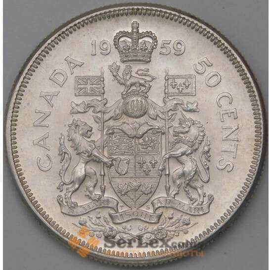 Канада 50 центов 1959 КМ56 UNC арт. 23904
