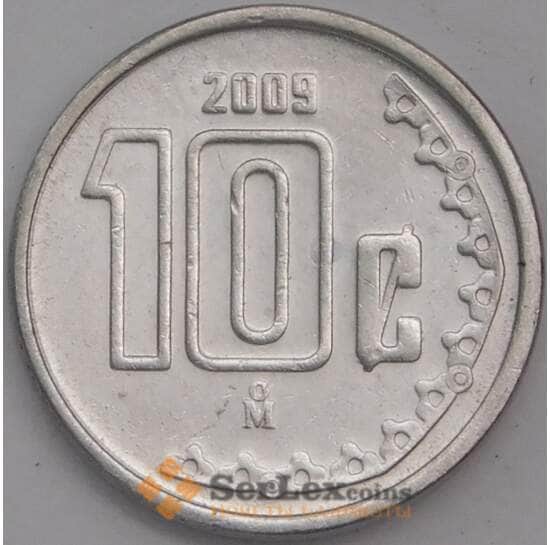 Мексика монета 10 сентаво 2009 2010 КМ934 AU арт. 41949