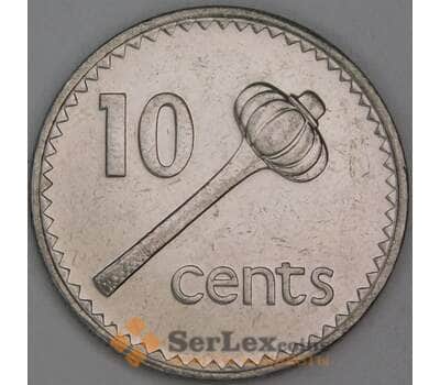 Фиджи 10 центов 1992 КМ52а aUNC арт. 54818
