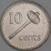 Фиджи 10 центов 1992 КМ52а aUNC арт. 54818