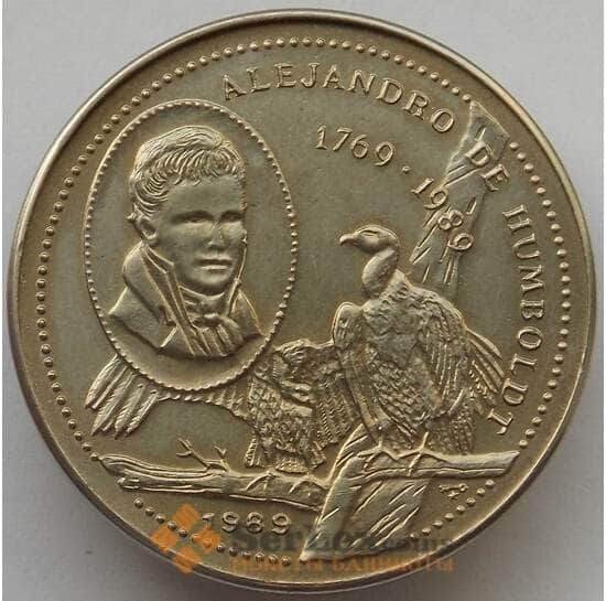 Куба 1 песо 1989 КМ283 UNC  арт. 14245