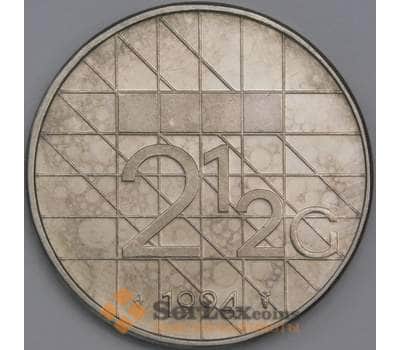 Нидерланды монета 2 1/2 гульдена 1994 КМ206 XF  арт. 43567