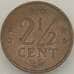 Монета Нидерландские Антиллы 2 1/2 цента 1971 КМ9 XF (J05.19) арт. 19008