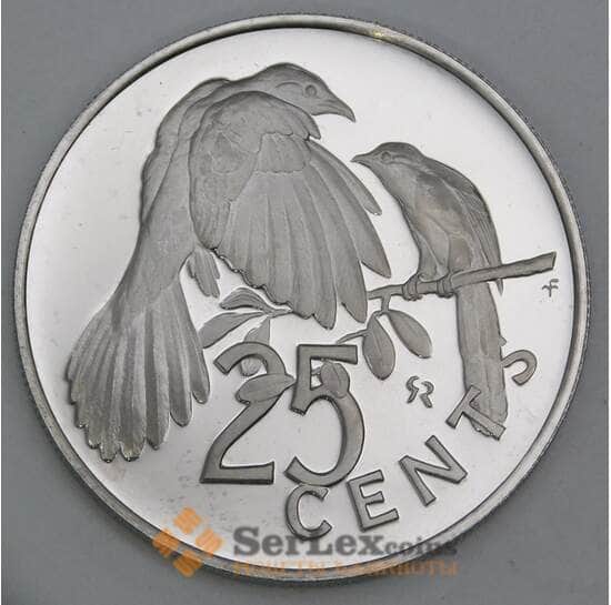 Британские Виргинские острова 25 центов 1973 КМ4 Proof арт. 6665 Британские Виргинские острова 25 центов 1973 КМ4 Proof арт. 6665