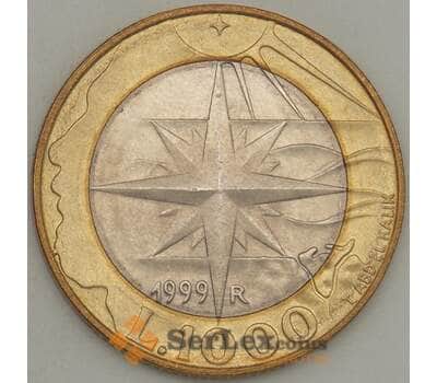 Монета Сан-Марино 1000 лир 1999 КМ395 UNC Роза Ветров арт. 21355