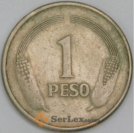 Колумбия 1 песо 1980 КМ258 VF арт. 45266