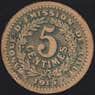Франция банкнота 5 сантимов 1915 XF Лилль арт. 47830