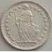 Монета Швейцария 1/2 франка 1940 КМ23 XF арт. 13214