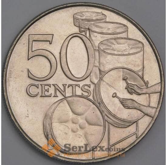 Тиринидад и Тобаго монета 50 центов 2003 КМ33 UNC арт. 42370