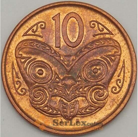 Новая Зеландия 10 центов 2006 КМ118а UNC арт. 18789