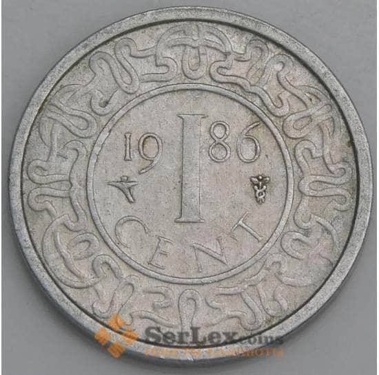 Суринам 1 цент 1986 КМ11а UNC арт. 46267
