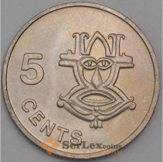 Соломоновы острова монета 5 центов КМ3 1977 UNC арт. 41268