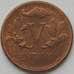 Монета Колумбия 5 сентаво 1965 КМ206 aUNC (J05.19) арт. 17431