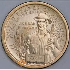 США 1 доллар 2026 UNC P №30 Айова - Норман Эрнест Борлоуг арт. 55872