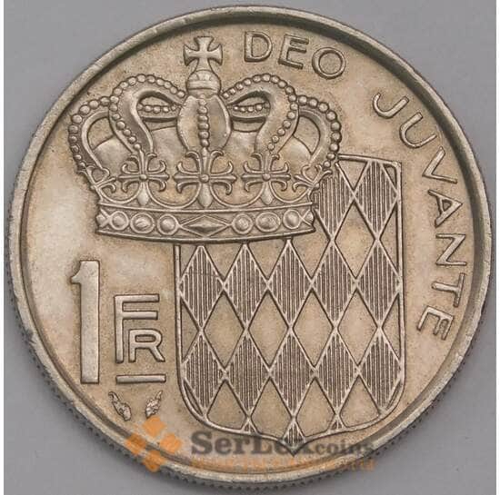 Монако монета 1 франк 1975 КМ140 AU арт. 43158 Монако монета 1 франк 1975 КМ140 AU арт. 43158