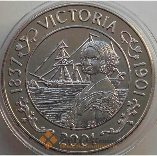 Остров Святой Елены 50 пенсов 2001 BU Виктория 1837-1901 арт. 13827