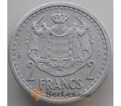 Монета Монако 2 франка 1943 КМ121 XF арт. 14606