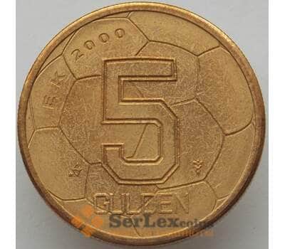 Монета Нидерланды 5 гульденов 2000 КМ231 AU Евро 2000 (J05.19) арт. 17364
