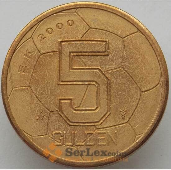 Нидерланды 5 гульденов 2000 КМ231 AU Евро 2000 (J05.19) арт. 17364
