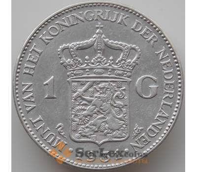 Монета Нидерланды 1 гульден 1931 КМ161.1 XF арт. 12146