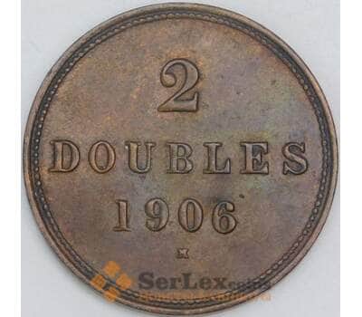 Гернси 2 дубля 1906 КМ9 AU арт. 56671
