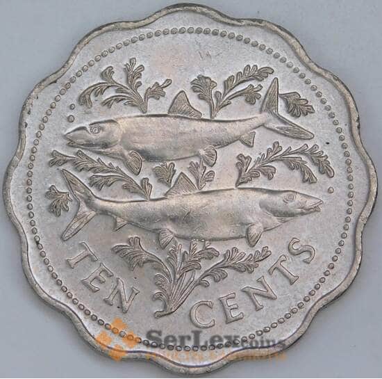 Багамские острова 10 центов 1998 КМ61 aUNC арт. 57521 Багамские острова 10 центов 1998 КМ61 aUNC арт. 57521