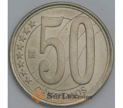 Монета Венесуэла 50 сентимо 2007 Y92 AU арт. 38789